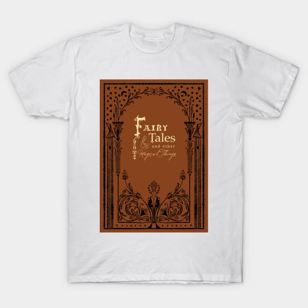 Fairy Tales Vintage Book Cover T-Shirt by MSBoydston